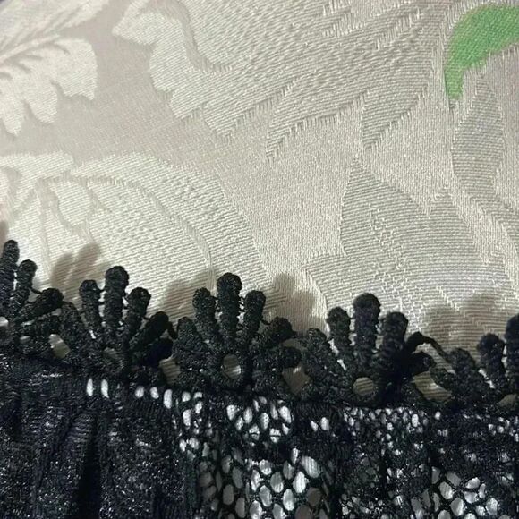 MIHOLL Women's Off Shoulder Lace Shift Loose Mini Dress size xl - Picture 6 of 6